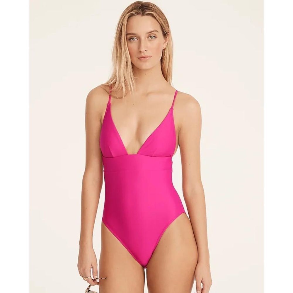 J. Crew Plunge One Piece Swimsuit NWT